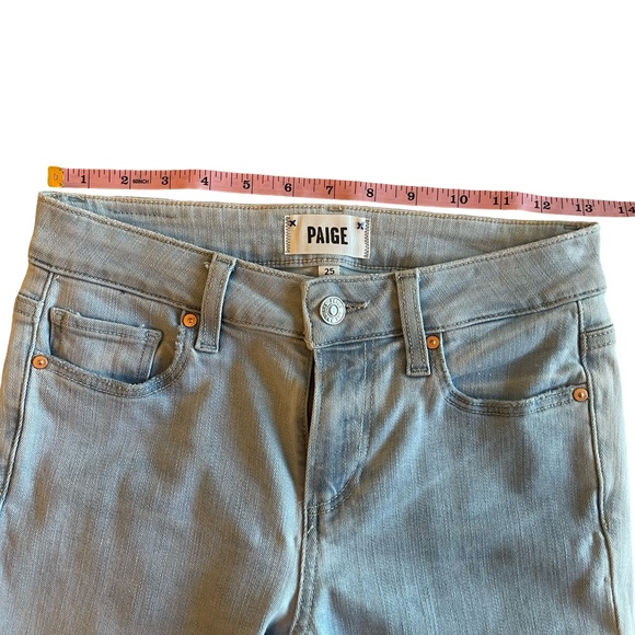 New Paige ‘Lou Lou’ High-Waisted Bootcut Jeans – Size 25 - Picture 5 of 10